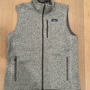 Patagonia Gray Fleece Sweater Vest